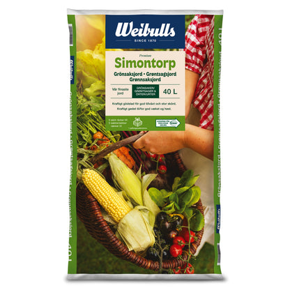 Simontorp Grönsaksjord 40l KRAV 39st/pal