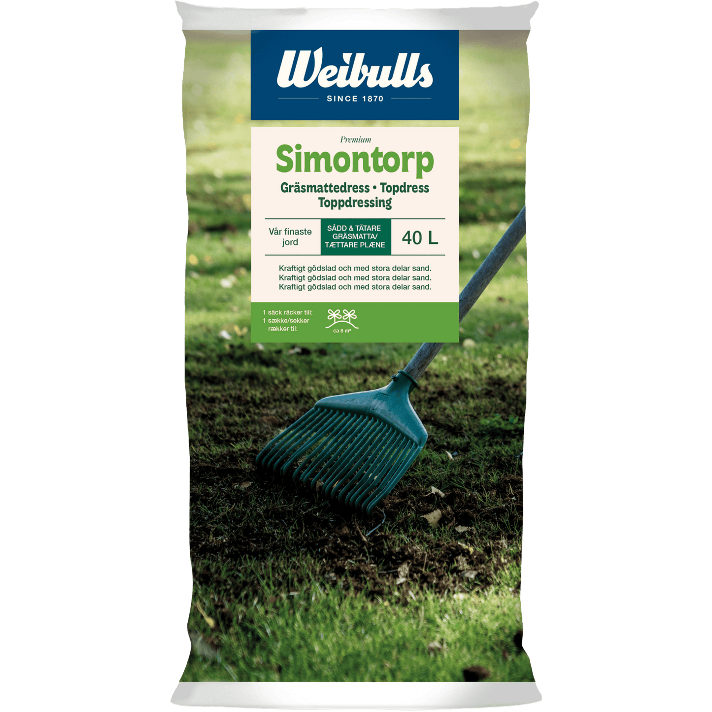 Weibulls Simontorp Dressjord 40L 39st/pal