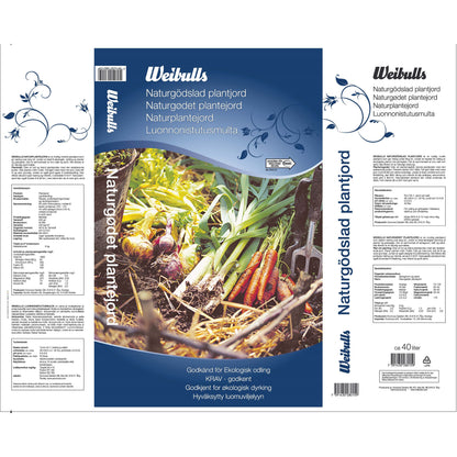 Weibulls Planteringsjord 40l KRAV 51st/pal, naturgödslad