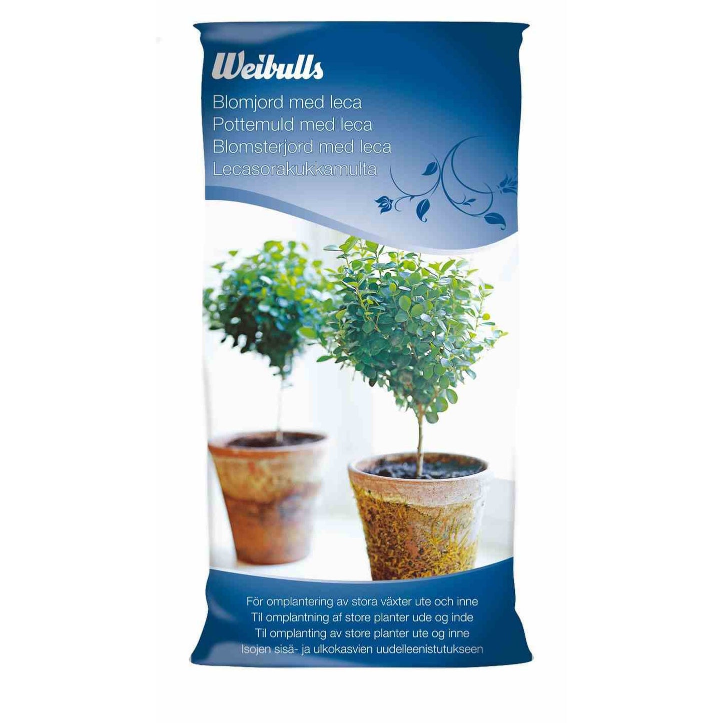 Weibulls Blomjord m leca 40l 51st/pal