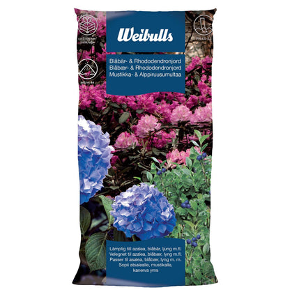Weibulls Blåbär & Rhododendronjord 40l 51st/pal