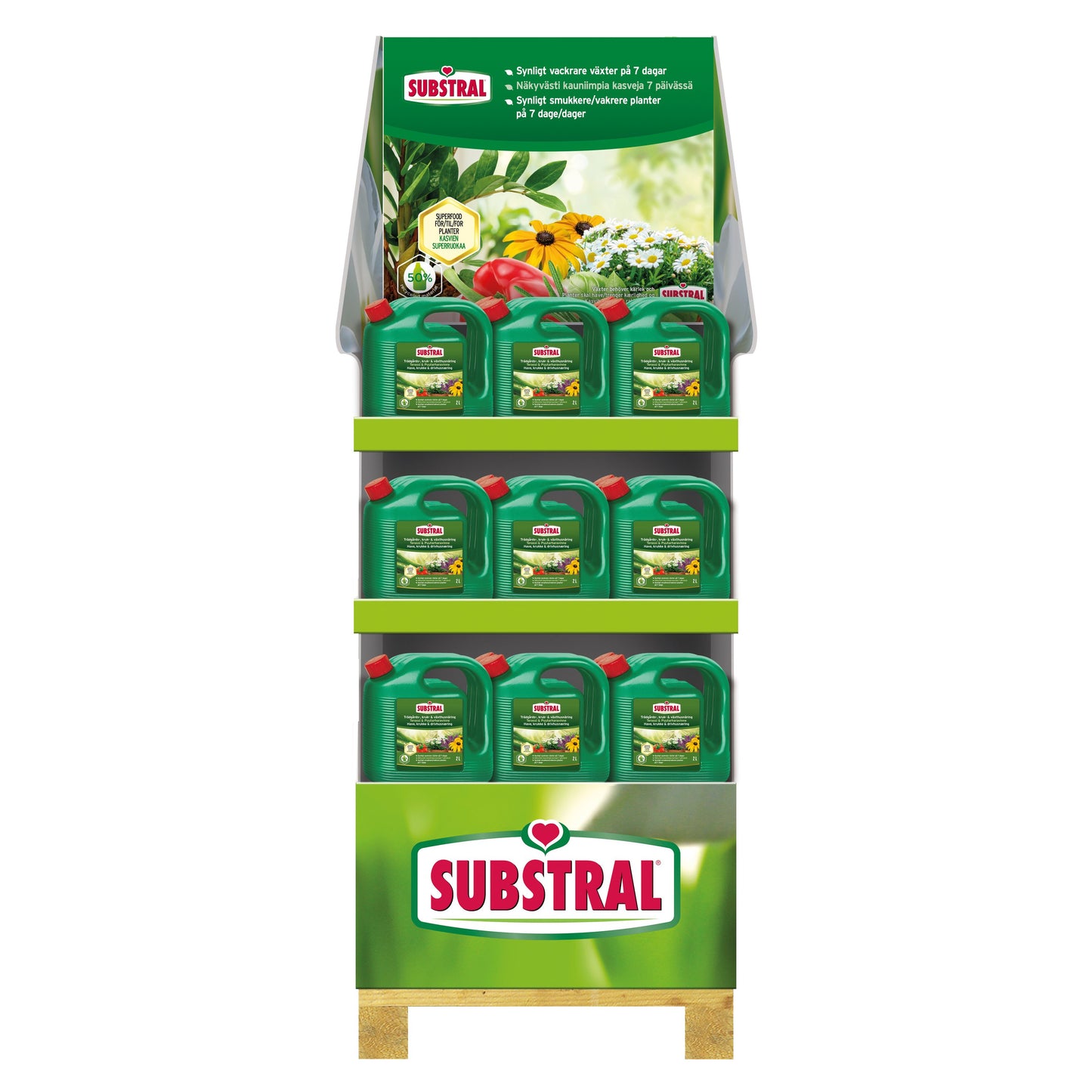 Substral Drivhus- & utomhusnäring 2L 40st/kvp