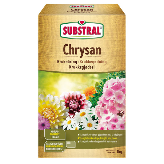 Substral Trädgårdsgödsel Chrysan 1kg 10st/krt