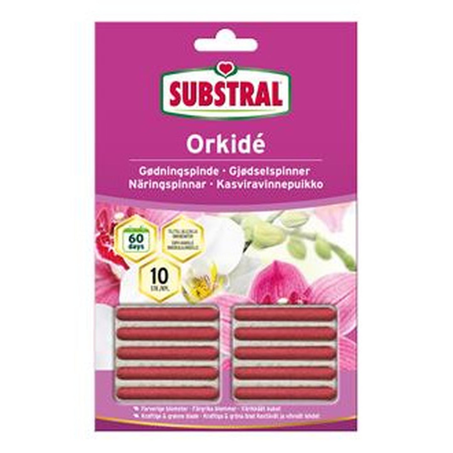 Substral Näringspinnar Orkidé 10-p 20st/krt