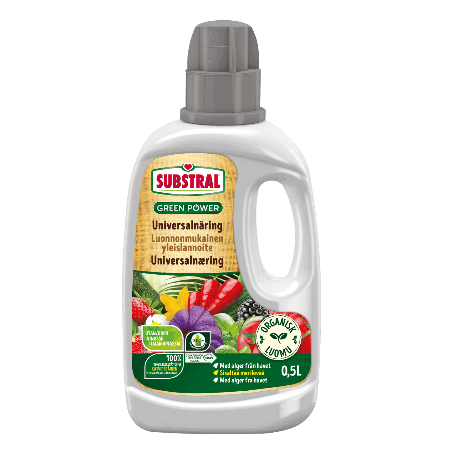 Substral Organisk Universalnäring 500ml 12st/krt KRAV