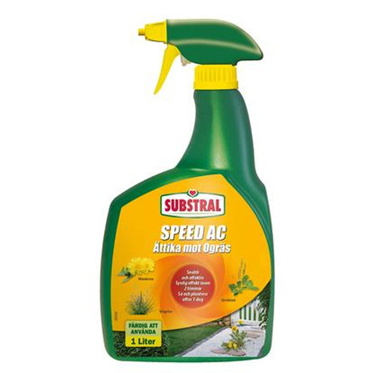 Substral Ogräsättika 1l spray RTU 72st/kvp