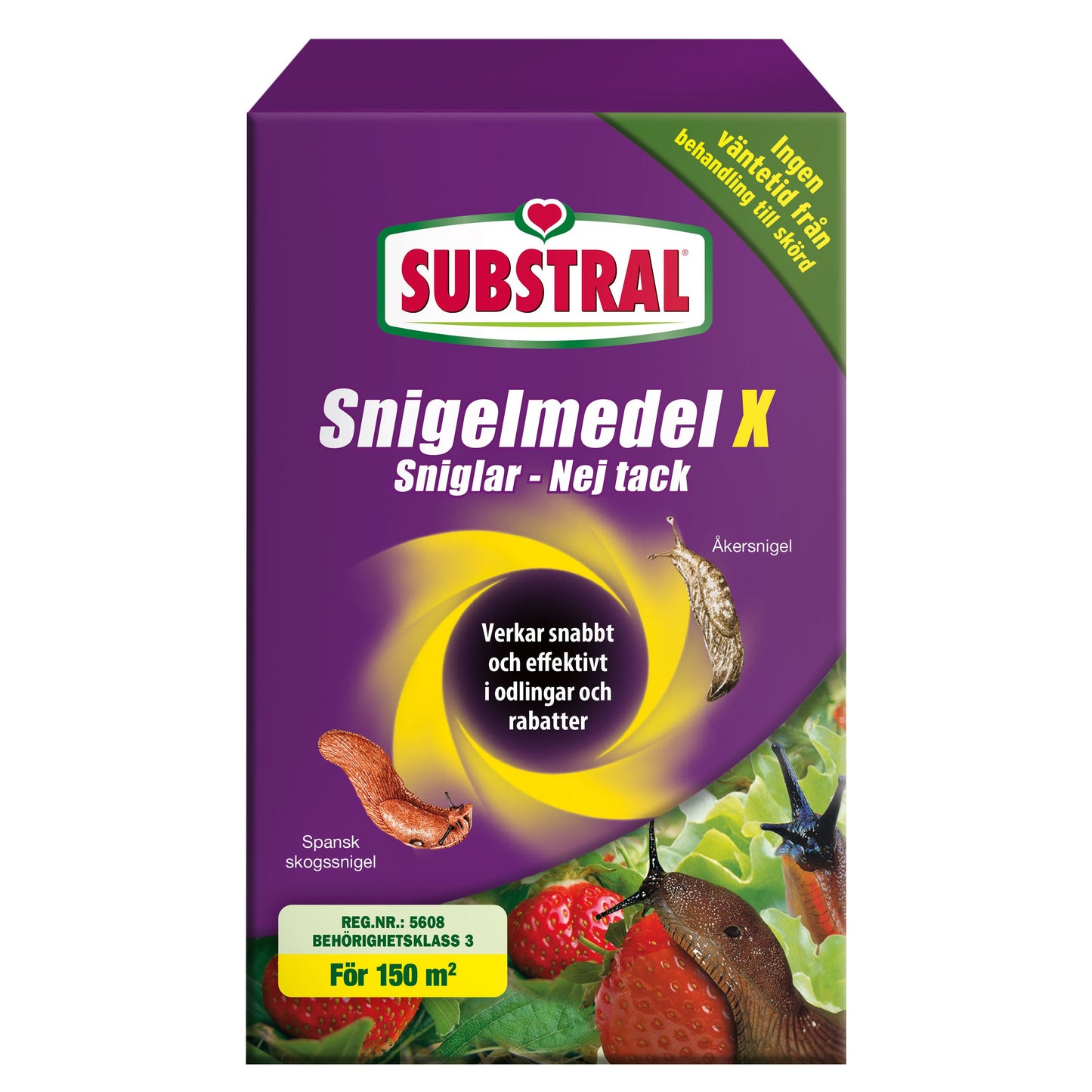 Substral Snigelmedel 450g m järn 12st/krt