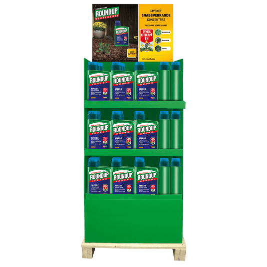 Roundup Ogräsmedel 1L konc EGC 88st/kvp SE