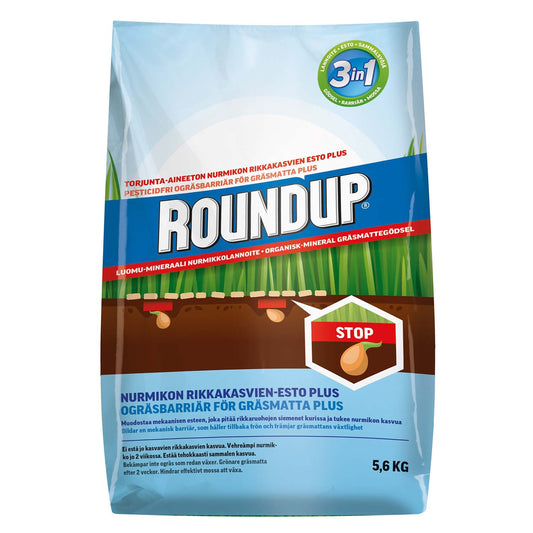 Roundup Ogräsbarriär 5,6kg plus 18st/kvp