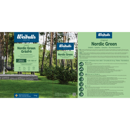 Weibulls Gräsfrö Nordic Green 3 kg 3st/krt