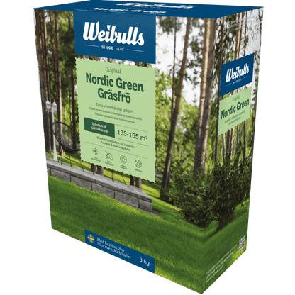 Weibulls Gräsfrö Nordic Green 3 kg 3st/krt