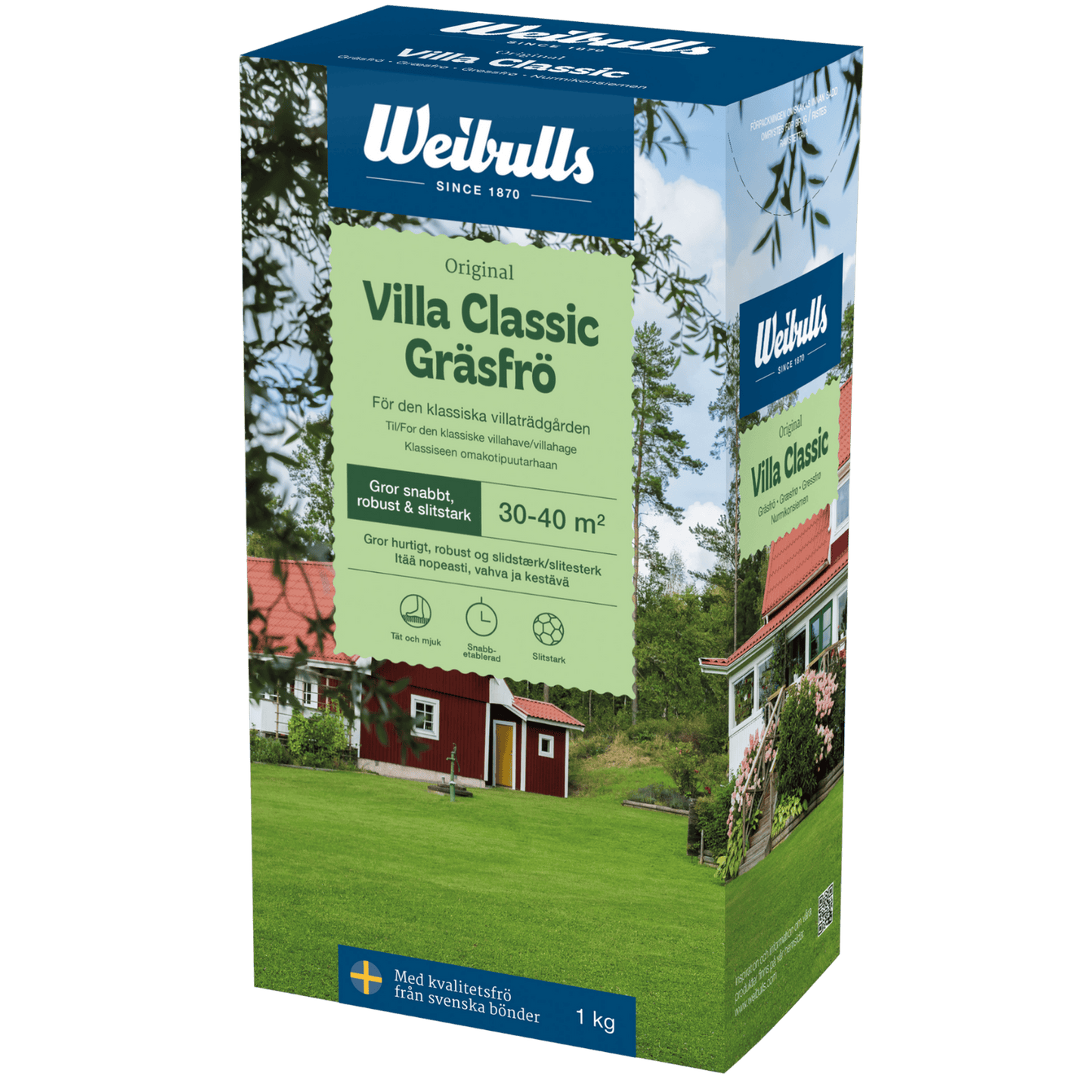 Weibulls Gräsfrö Villa Classic 1kg 90st/hap