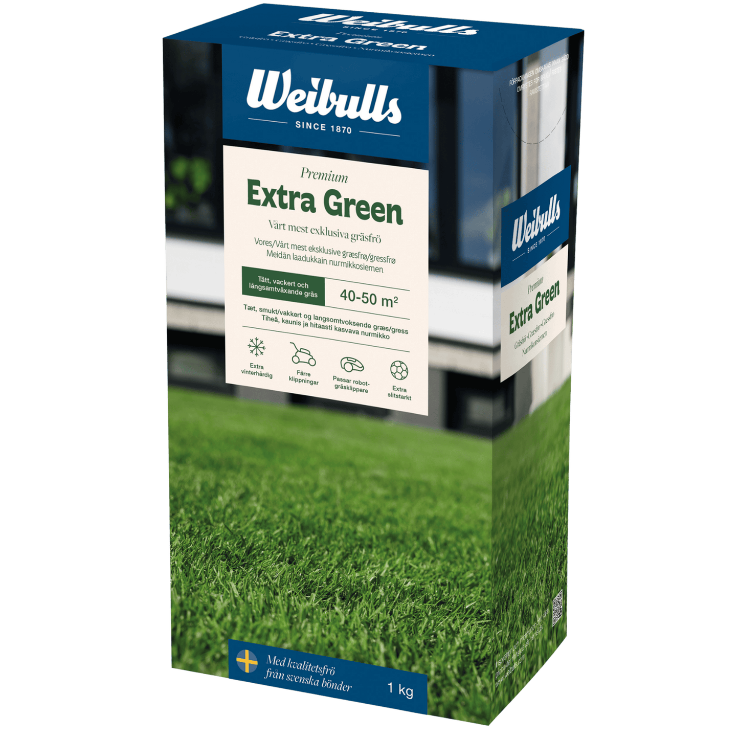 Weibulls Gräsfrö Extra Green 1kg 16st/krt