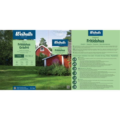 Weibulls Gräsfrö fritidshus 2,4kg 3st/krt