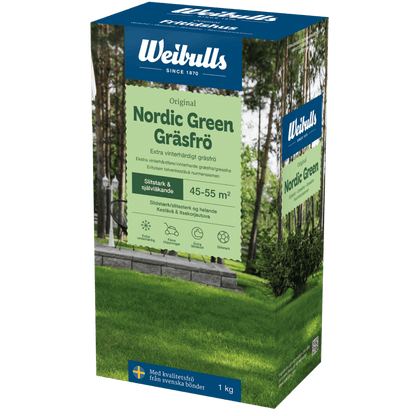 Weibulls Gräsfrö Nordic Green 1kg 16st/krt