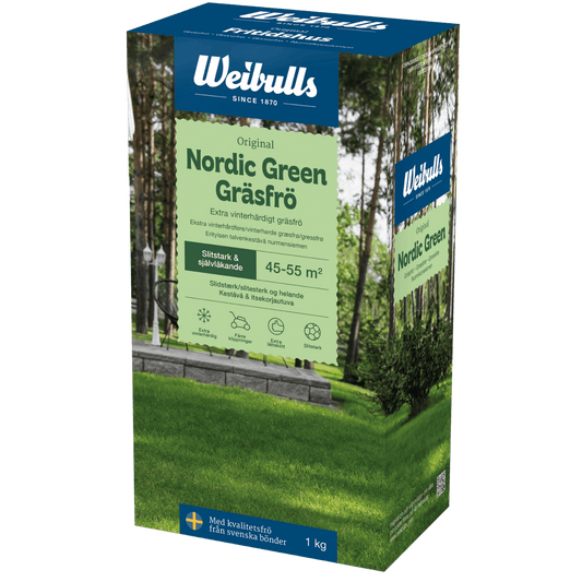 Weibulls Gräsfrö Nordic Green 1kg 16st/krt