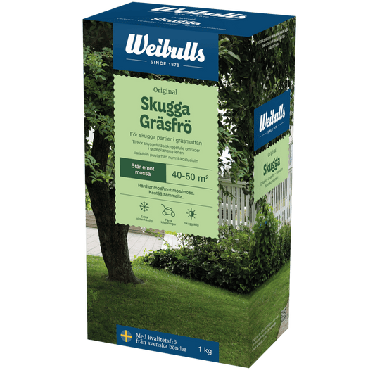 Weibulls Gräsfrö Skugga 1kg 16st/krt