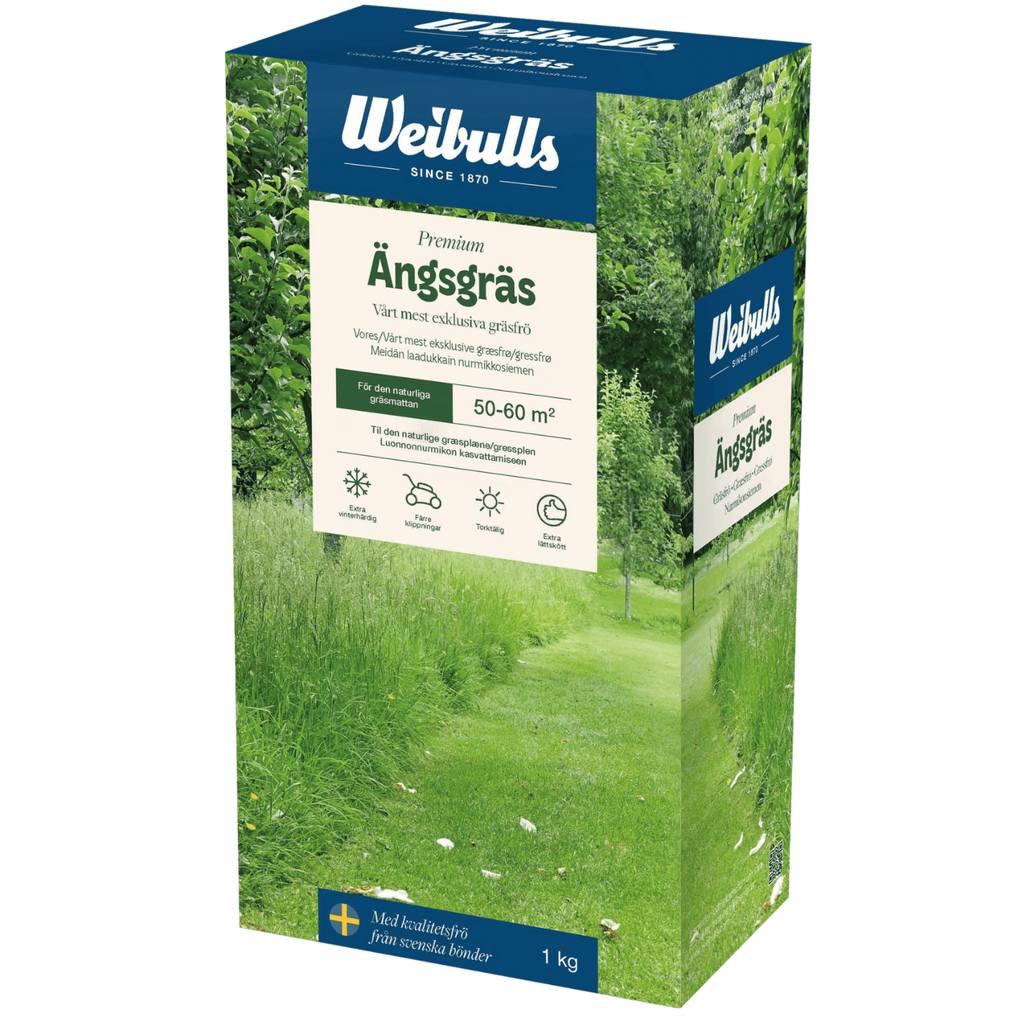 Weibulls Gräsfrö Ängsgräs 1kg 16st/krt