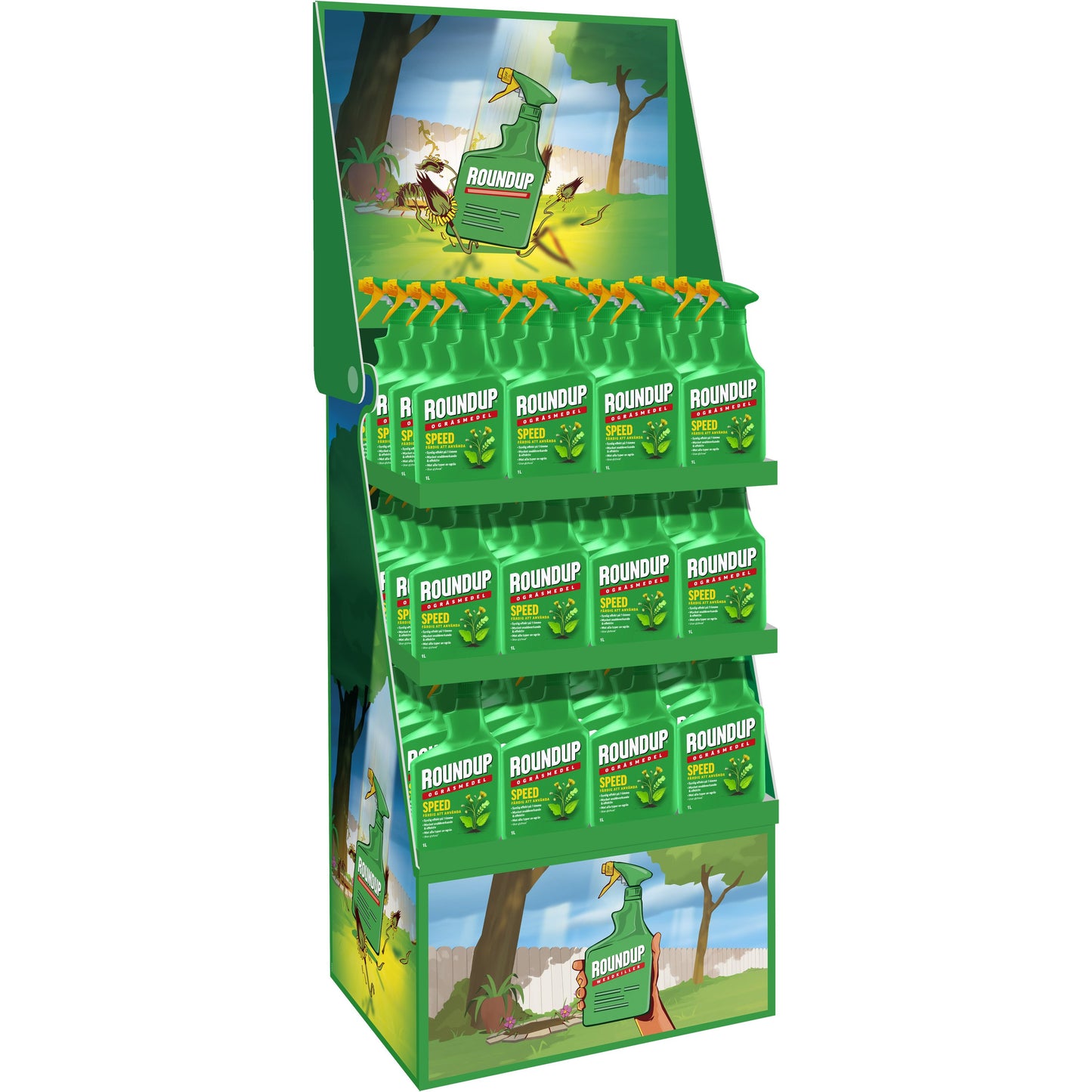 Roundup Ogräsmedel 1L Speed spray 84st/kvp SE