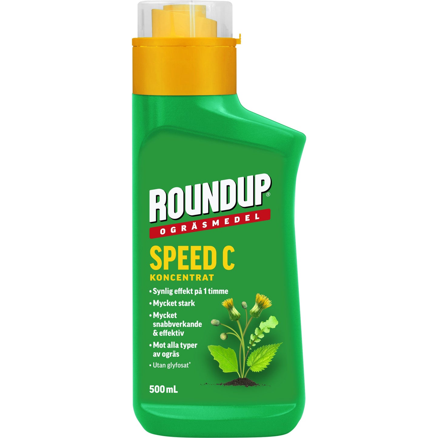 Roundup Ogräsmedel 500ml KONC 12st/krt SE Yogi
